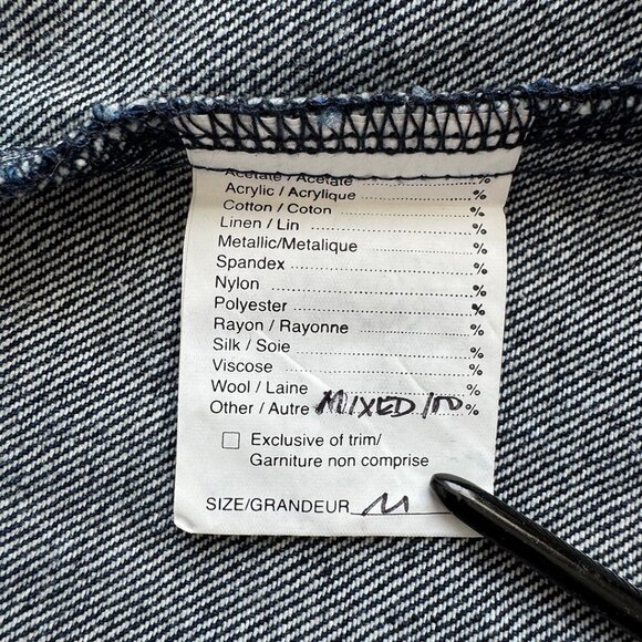 Denim + Hickory Stripe Hoodie Jacket - Picture 7 of 8